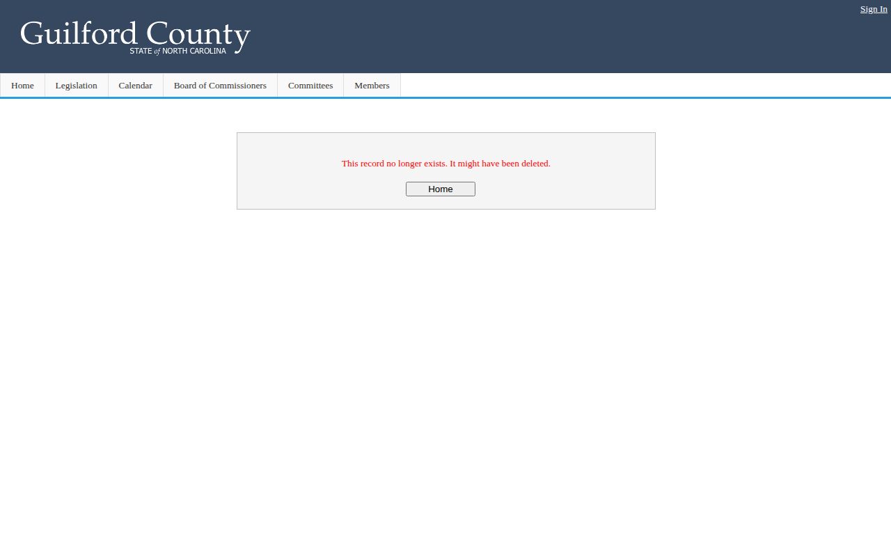 Guilford County booking record and photograph system document