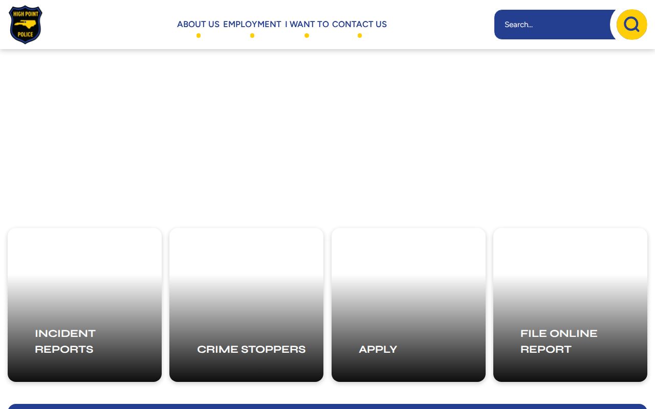 High Point Police Department official web page